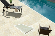 MARGELLE VICTORIA TUMBLED 33 x 61 x 3 CM BORD 1/2 ROND PIERRE CALCAIRE MARGELLE VICTORIA TUMBLED 33 x 61 x 3 CM BORD 1/2 ROND PIERRE CALCAIRE